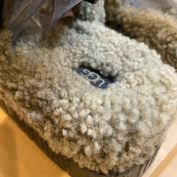 UGG oh Fluffita sandals shoes fluffy sterling slingback burnt olive - Picture 7 of 15